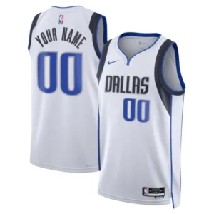 גופיית NBA - דאלאס מאבריקס לבנה
