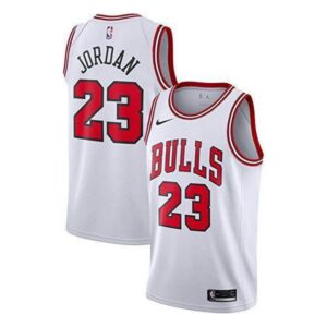 גופיית NBA - שיקאגו בולס לבנה