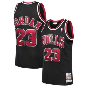 גופיית NBA - שיקאגו בולס שחורה ג׳ורדן